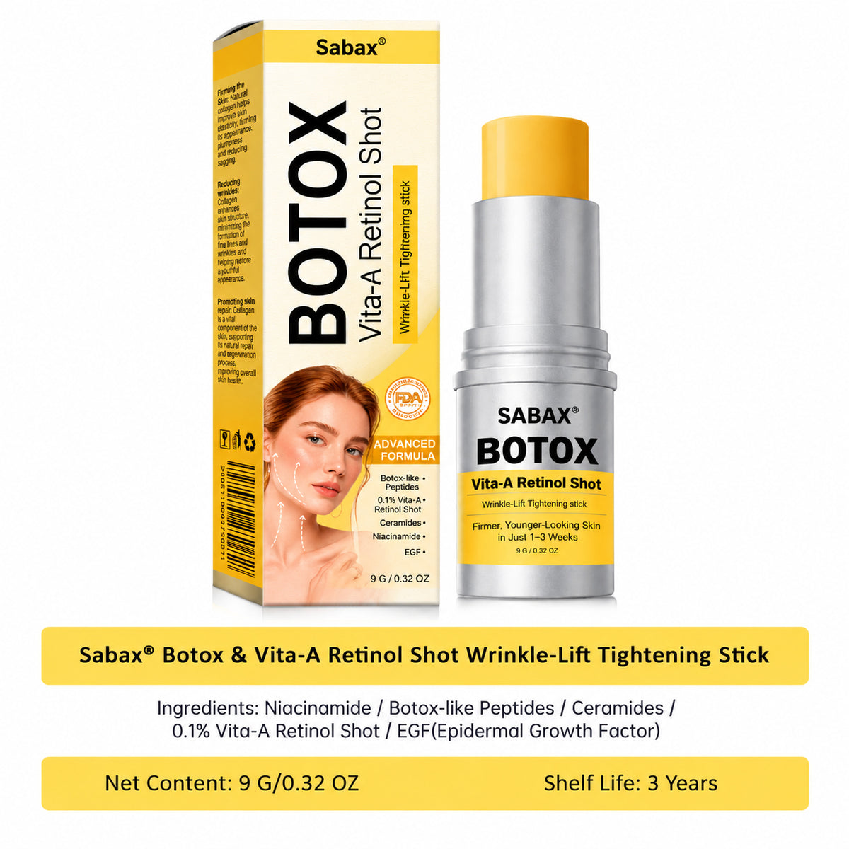 🔥🔥 Sabax® Wrinkle-Lift Tightening stick